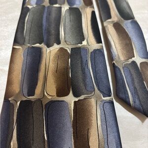 J. Garcia Wired Crossroads Tie in Black and Tan